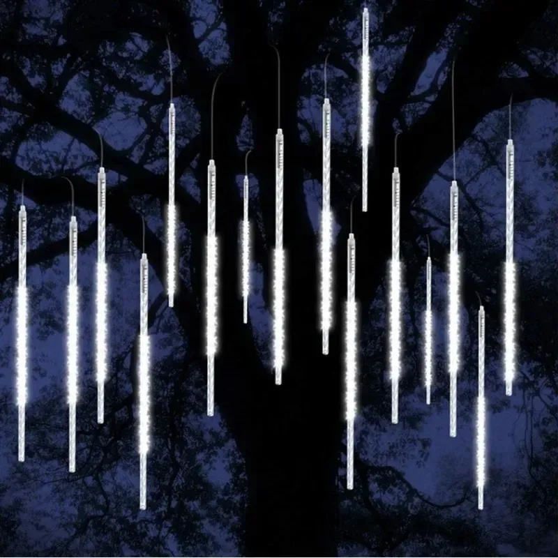 Luz meteoro blanco frío