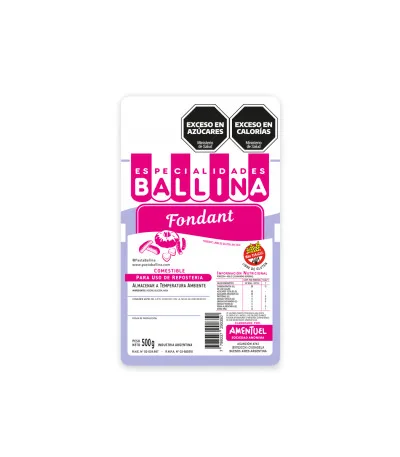 Fondant / Color: Blanco - 500 gr