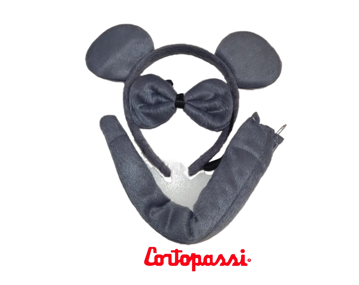 SET x3 PIEZAS RATÓN GRIS